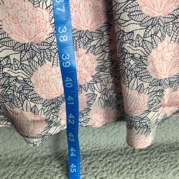 Gal Meets Glam Lizzie Dress Size 4 Pink‎ Uptown Floral Long Sleeve Midi Spring - Picture 14 of 15